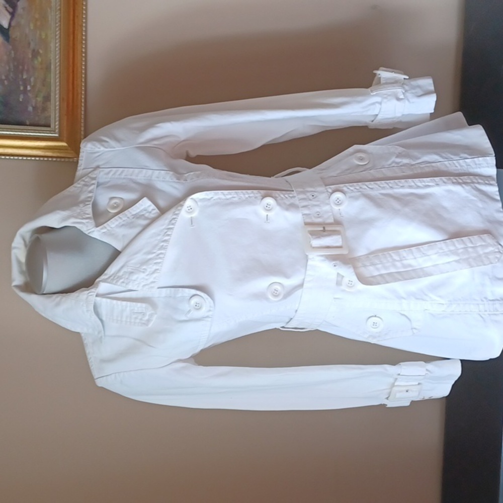 Bossini white jeans jacket Size S